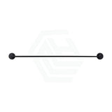 Meir 600mm Round Matt Black Bathroom Shelf