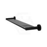 Meir 600mm Round Matt Black Bathroom Shelf