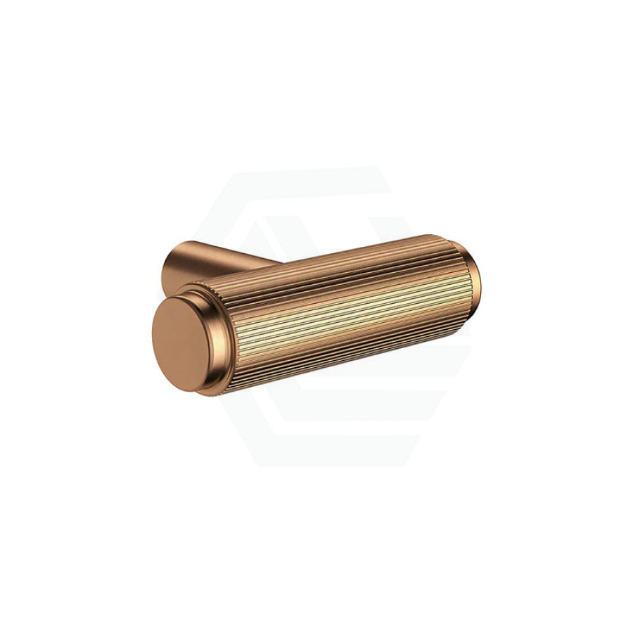 Meir Öppen T-Pull Cabinet Handle (Linear Knurled) Variant Colour Available