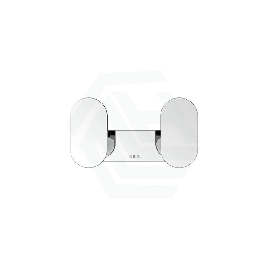 Meir Curvaé Stainless Steel Double Robe Hook Variant Colour Available