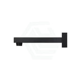 Meir Matt Black Square Solid Brass Wall Spout