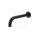 Meir Universal 130/200Mm Round Curved Spout Variant Colour Available Matt Black / 200Mm Wall Spouts