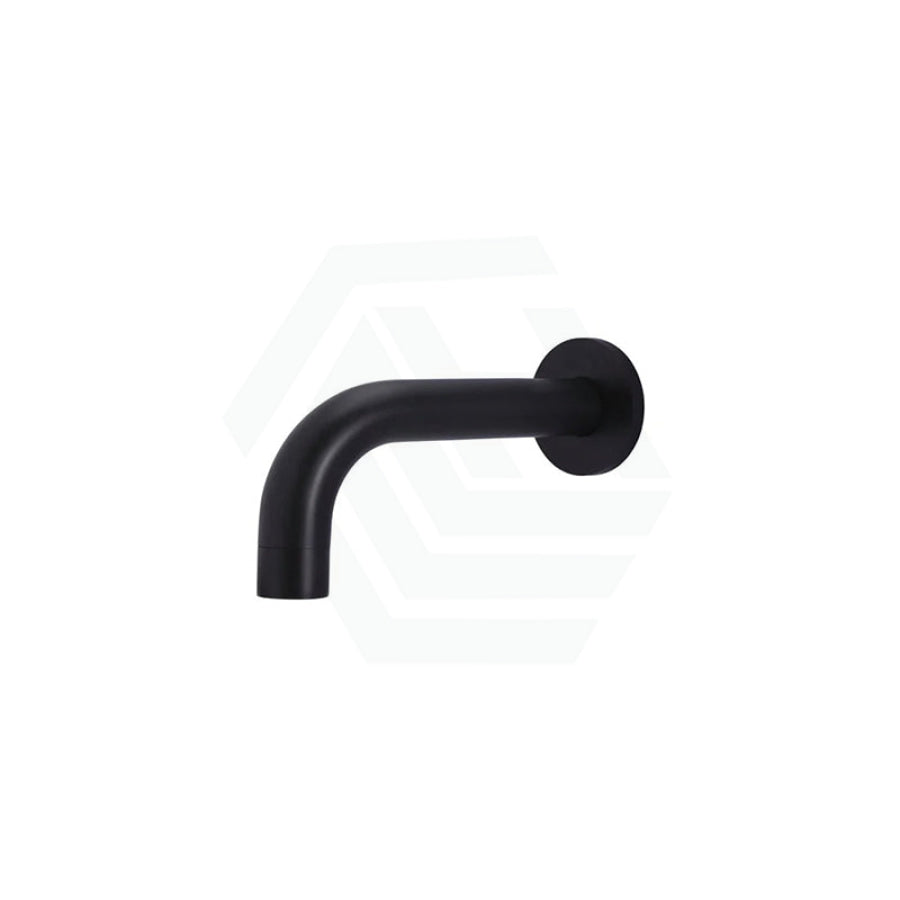 Meir Universal 130/200Mm Round Curved Spout Variant Colour Available Matt Black / 130Mm Wall Spouts