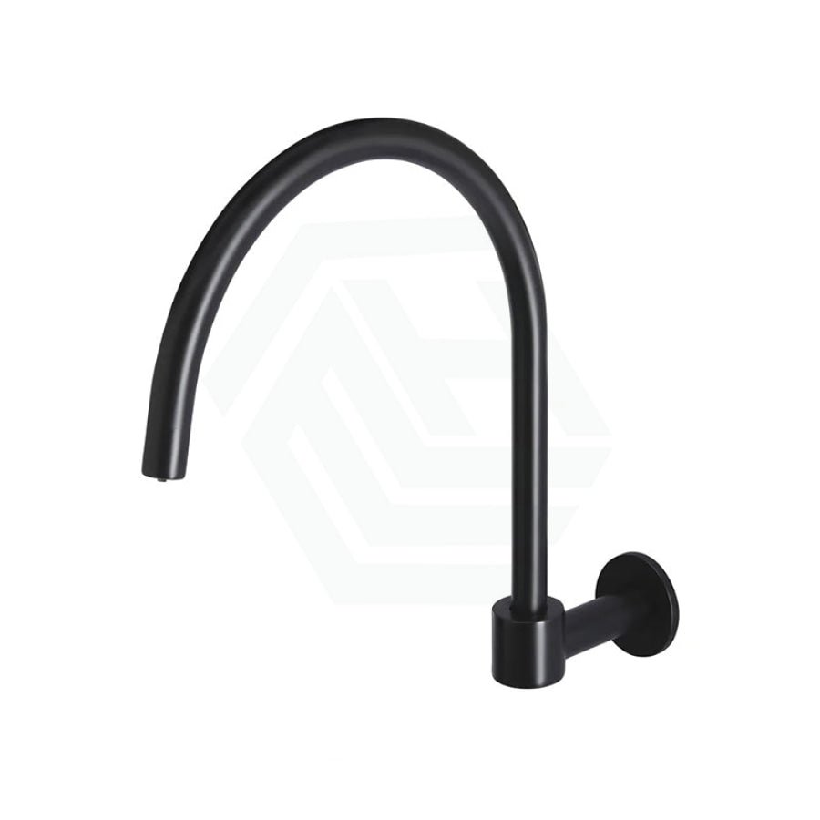 Meir Solid Brass High Rise Swivel Water Spout Variant Colour Available Matt Black Wall Spouts