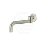 Meir Round Solid Brass Swivel Wall Spout Variant Colour Available Brushed Nickel Spouts