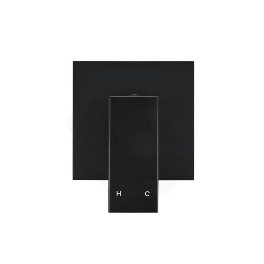 Meir Matt Black Square Wall Mixer Mixers