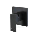 Meir Matt Black Square Wall Mixer Mixers