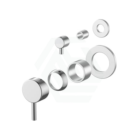 Meir Round Diverter Mixer Pin Lever Handle Trim Kit Only Variant Colour Available Polished Chrome