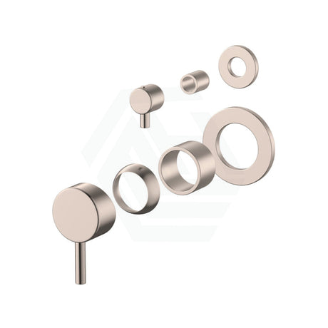 Meir Round Diverter Mixer Pin Lever Handle Trim Kit Only Variant Colour Available Champagne Wall