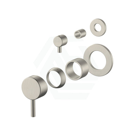 Meir Round Diverter Mixer Pin Lever Handle Trim Kit Only Variant Colour Available Brushed Nickel