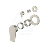 Meir Round Diverter Mixer Paddle Handle Trim Kit Only Variant Colour Available Brushed Nickel Wall