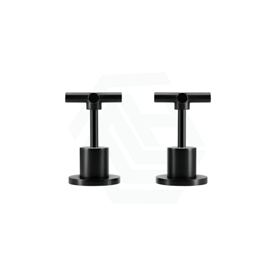 Meir Round Cross Handle Jumper Valve Wall Top Assemblies Variant Colour Available