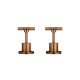 Meir Round Cross Handle Jumper Valve Wall Top Assemblies Variant Colour Available