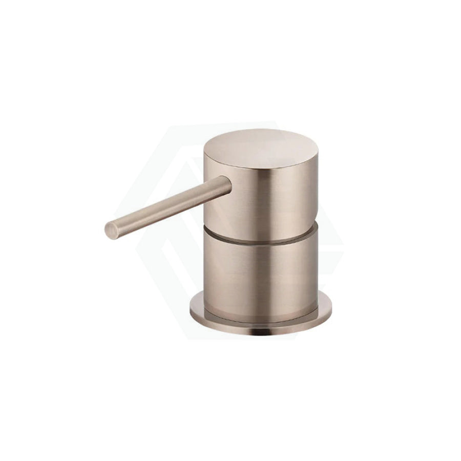 Meir Round Solid Brass Hob Mounted Mixer Variant Colour Available Champagne Mixers