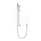 Meir Round Hand Shower On Rail Column Variant Colour Available Champagne With Handheld