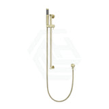 Meir Round Hand Shower On Rail Column Variant Colour Available Tiger Bronze With Handheld