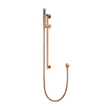 Meir Round Hand Shower on Rail Column Variant Colour Available