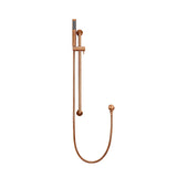 Meir Round Hand Shower on Rail Column Variant Colour Available