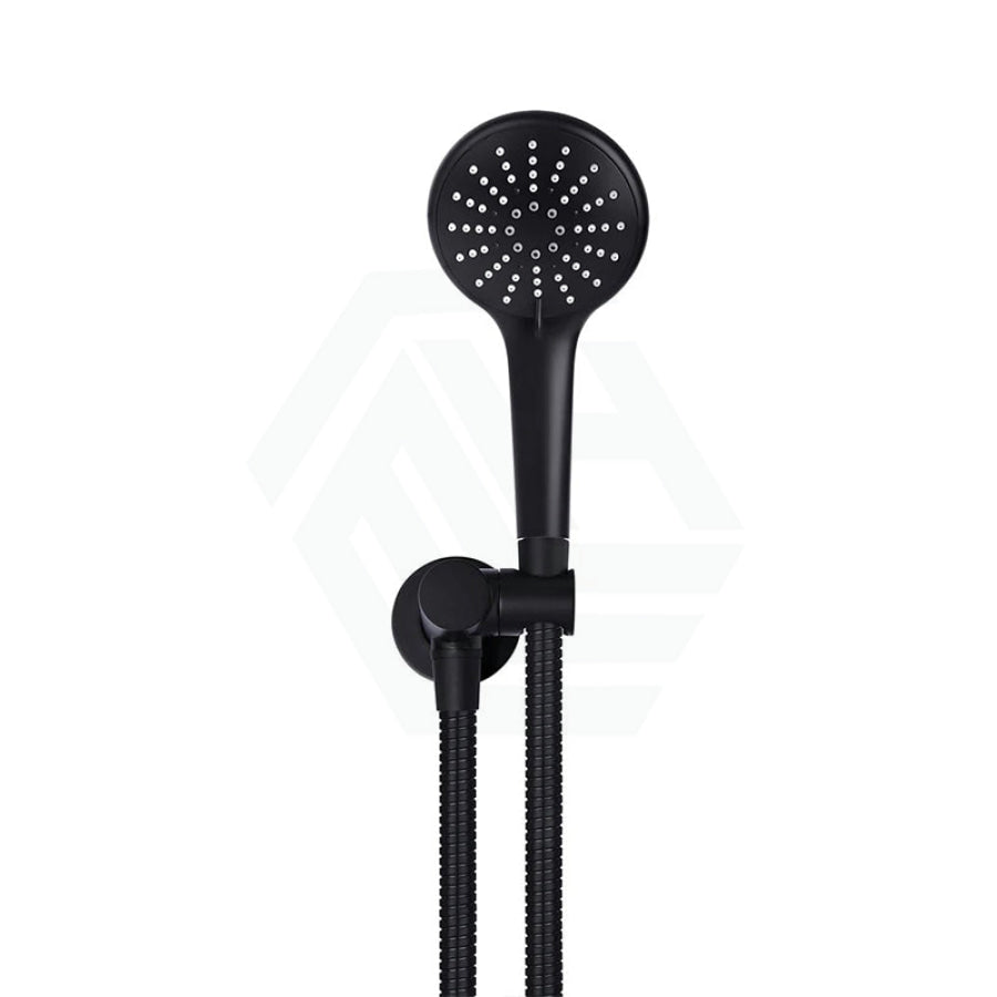 Meir Round Three Function Hand Shower On Swivel Bracket Variant Colour Available Matt Black