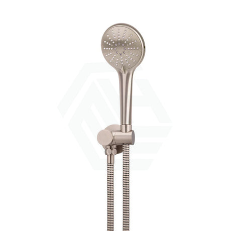 Meir Round Three Function Hand Shower On Swivel Bracket Variant Colour Available Champagne Handheld