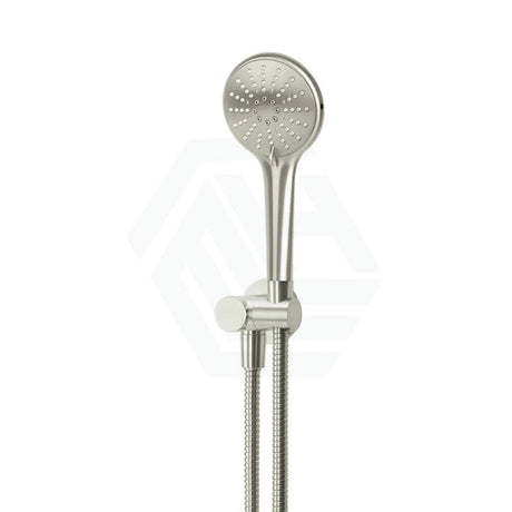 Meir Round Three Function Hand Shower On Swivel Bracket Variant Colour Available Brushed Nickel