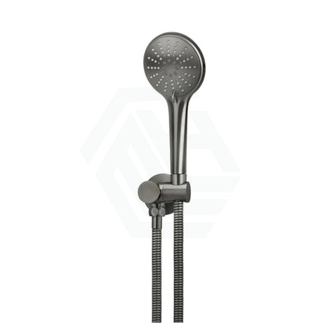 Meir Round Three Function Hand Shower On Swivel Bracket Variant Colour Available Gunmetal Grey