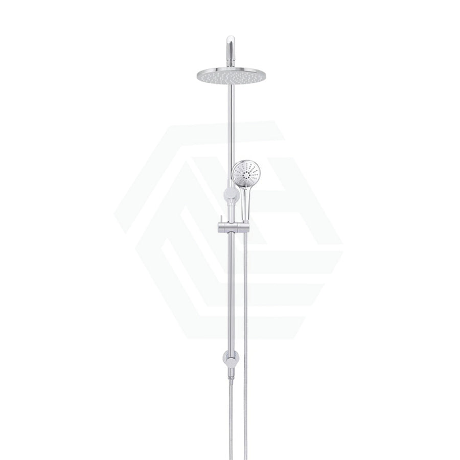 Meir 200/300Mm Round Twin Shower Set With Three Function Handheld Universal Water Inlet Variant