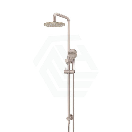 Meir 200/300Mm Round Twin Shower Set With Three Function Handheld Universal Water Inlet Variant