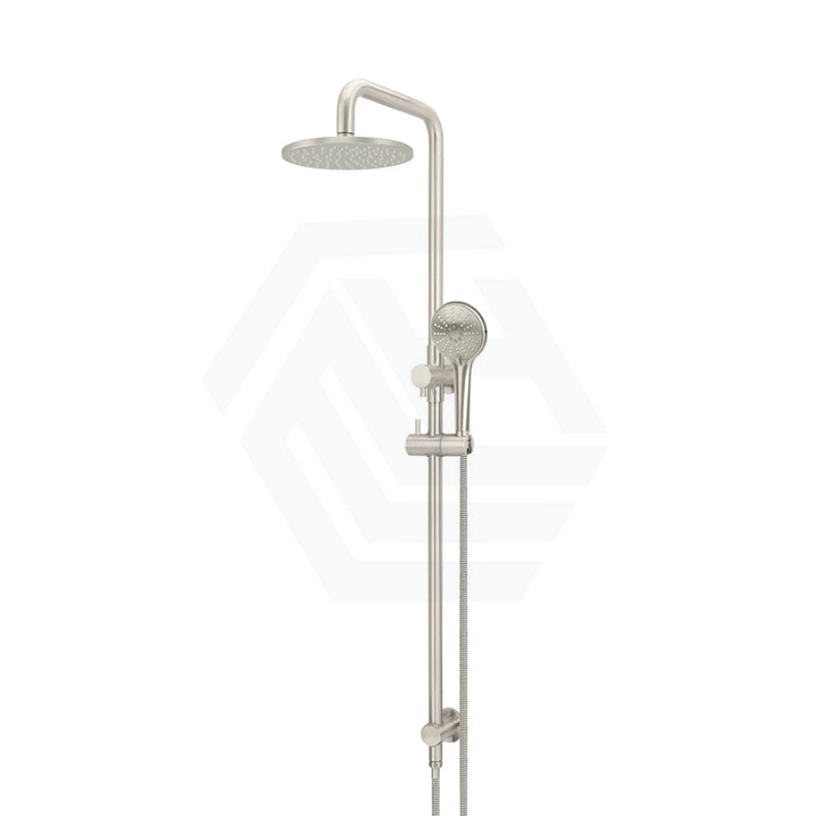 Meir 200/300Mm Round Twin Shower Set With Three Function Handheld Universal Water Inlet Variant