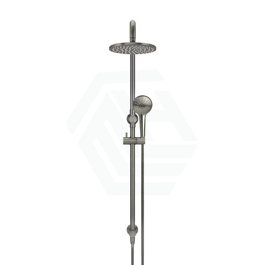 Meir 200/300Mm Round Twin Shower Set With Three Function Handheld Universal Water Inlet Variant