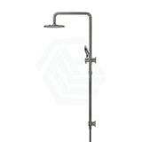 Meir 200/300Mm Round Twin Shower Set With Three Function Handheld Universal Water Inlet Variant