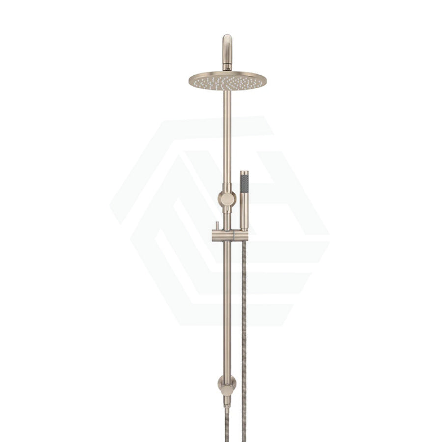 Meir 200/300Mm Round Twin Shower Set Universal Water Inlet Variant Colour Available Showers