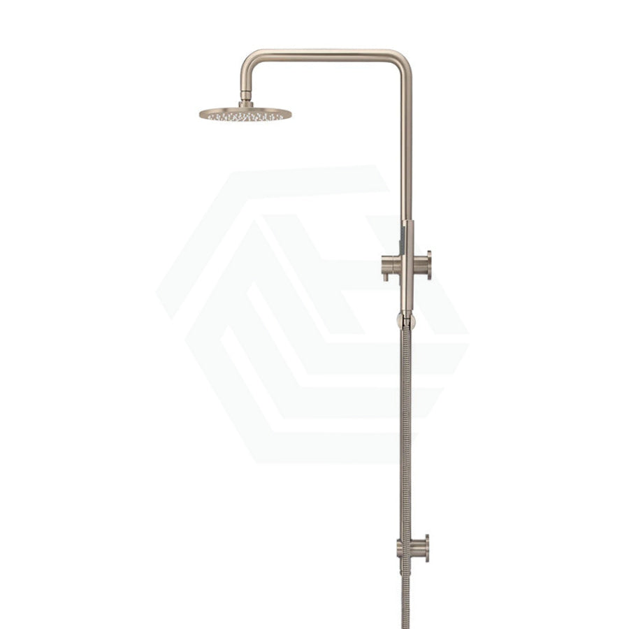 Meir 200/300Mm Round Twin Shower Set Universal Water Inlet Variant Colour Available Showers