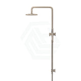 Meir 200/300Mm Round Twin Shower Set Universal Water Inlet Variant Colour Available Showers