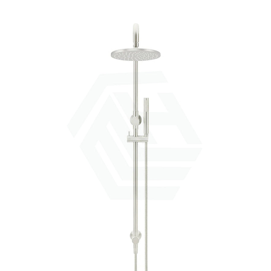 Meir 200/300Mm Round Twin Shower Set Universal Water Inlet Variant Colour Available Showers