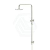 Meir 200/300Mm Round Twin Shower Set Universal Water Inlet Variant Colour Available Showers