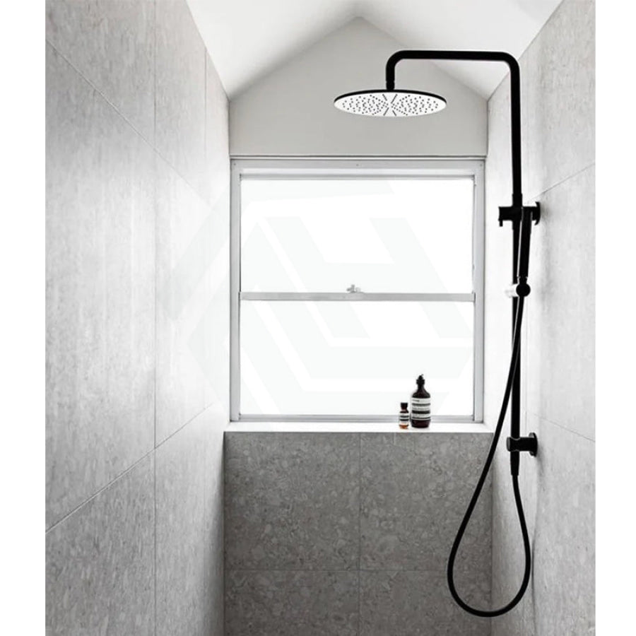 Meir 200/300Mm Round Twin Shower Set Universal Water Inlet Variant Colour Available Showers