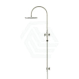 Meir 200/300Mm Round Overhead Shower Set With Hand Multi Colour Universal Water Inlet Twin Showers