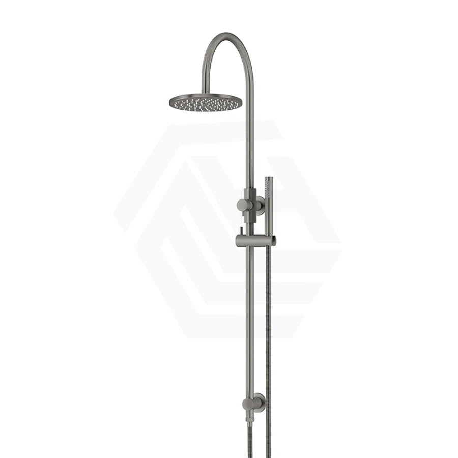 Meir 200/300Mm Round Overhead Shower Set With Hand Multi Colour Universal Water Inlet Shadow