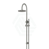 Meir 200/300Mm Round Overhead Shower Set With Hand Multi Colour Universal Water Inlet Shadow