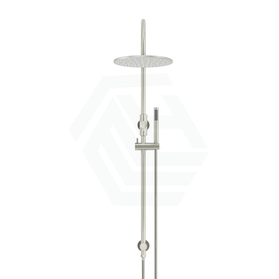 Meir 200/300Mm Round Overhead Shower Set With Hand Multi Colour Universal Water Inlet Twin Showers