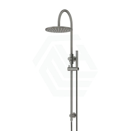 Meir 200/300Mm Round Overhead Shower Set With Hand Multi Colour Universal Water Inlet Shadow