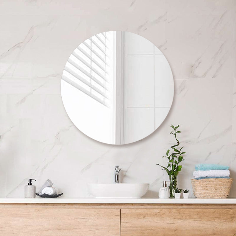 600/800Mm Bathroom Mirror Pencil Edge Round Wall Mounted 800Mm