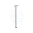 Meir 300Mm Round Ceiling Shower Arm Polished Chrome Solid Brass Black Arms