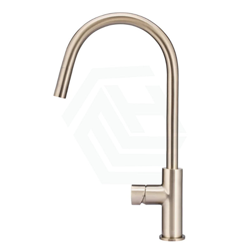 Meir Champagne Round Pinless Piccola 360¡ã Swivel Pull Out Kitchen Mixer Tap Sink Mixers