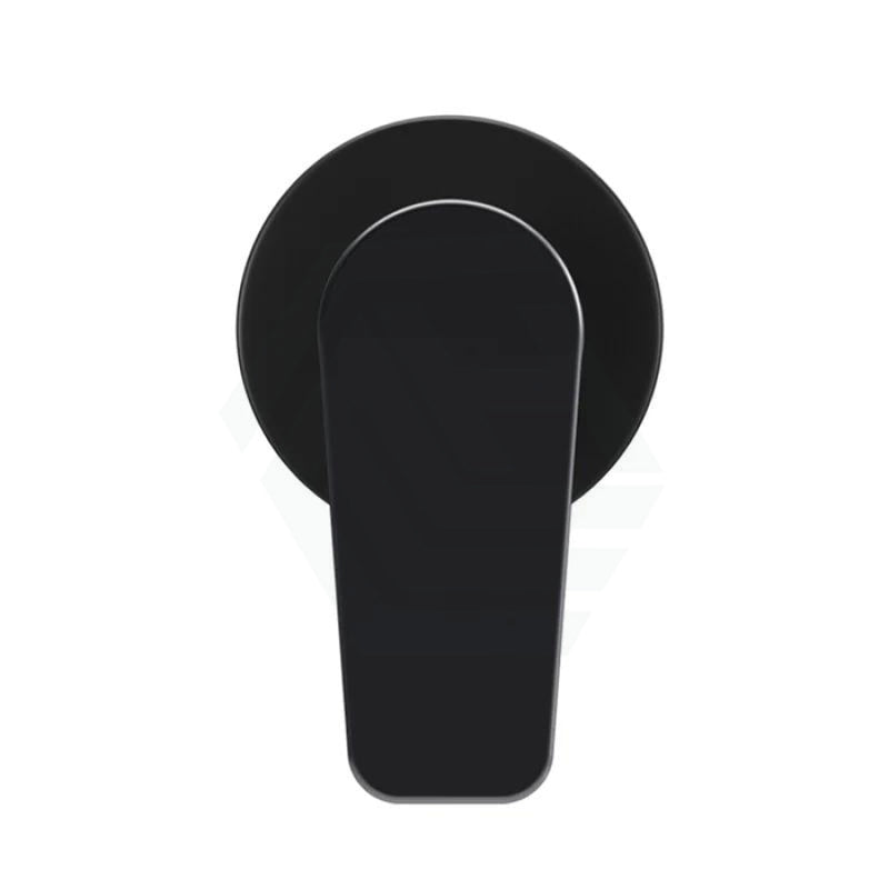 Meir Matt Black Round Wall Mixer Paddle Handle Trim Kit Only Mixers