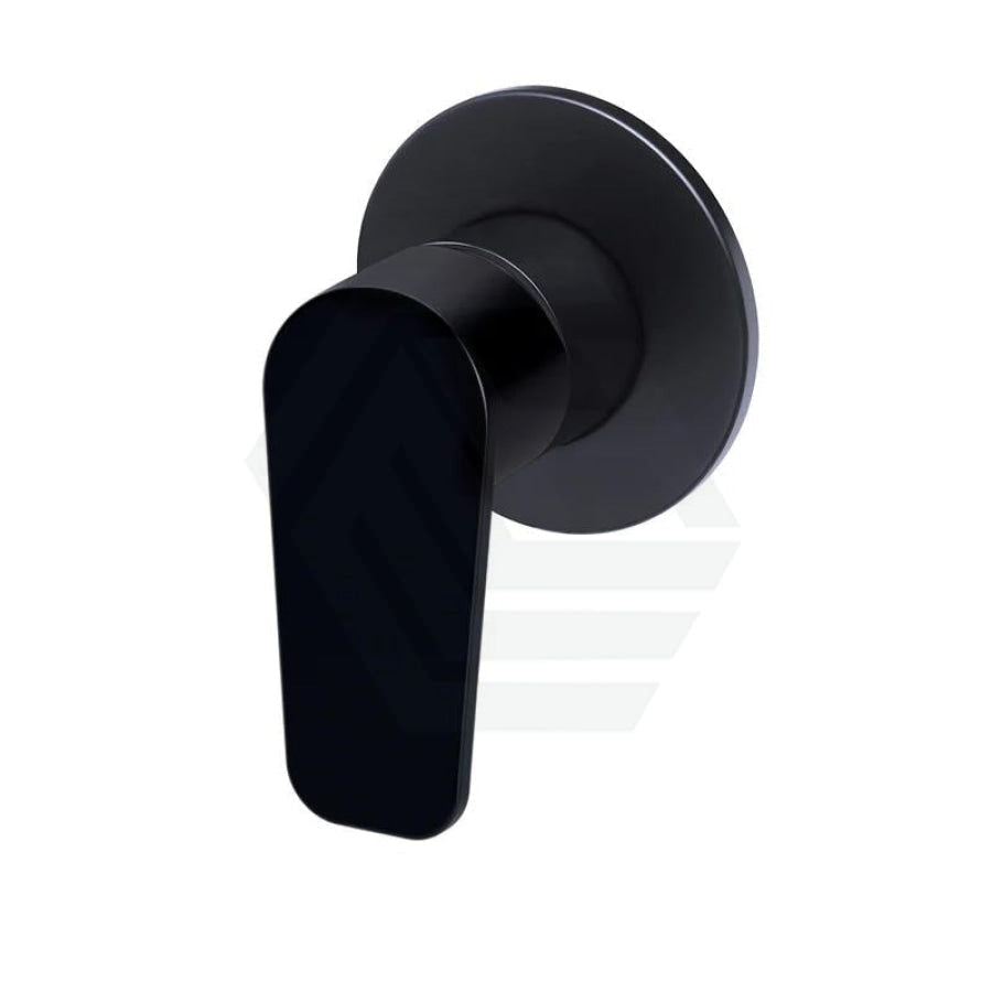 Meir Matt Black Round Wall Mixer Paddle Handle Trim Kit Only Mixers