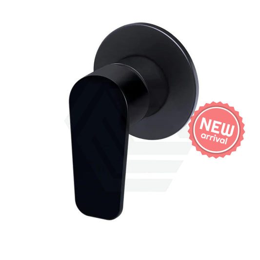 Meir Matt Black Round Wall Mixer Paddle Handle Trim Kit Only Mixers