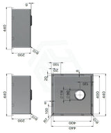 Meir Outdoor Kitchen Sink Stainless Steel 316 Outdoor Bathware