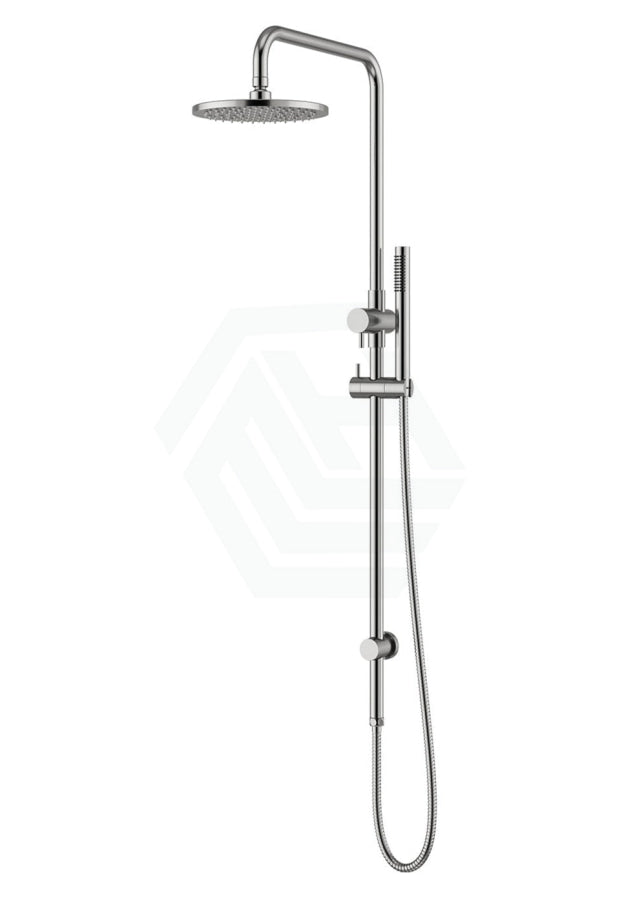 Meir Outdoor Round Twin Shower Stainless Steel 316 Chrome Showers